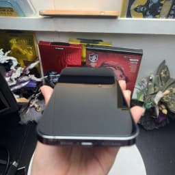 Thumbnail Kính cường lực iphone tự lấy bụi chống nhìn trộm KTM,có khung tự dán và bảo vệ màng loa 11 12 13 pro max  14 15promax 1