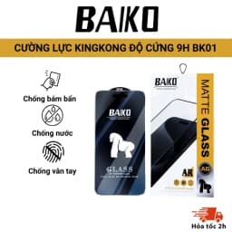 Thumbnail Kính cường Lực KINGKONG BAIKO chắn bụi loa 9H siêu bền iphone 16 15 14 13 12 11 Promax X XS XSMAX 1
