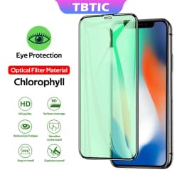 Thumbnail Kính cường lực TBTIC Bảo vệ màn hình cho iPhone 16 15 14 13 12 11 Plus Pro Max Mini SE 2020 X Xs Xr 8 7 6 6s Chống ánh sáng xanh Ánh sáng xanh Bảo hiểm toàn diện 1