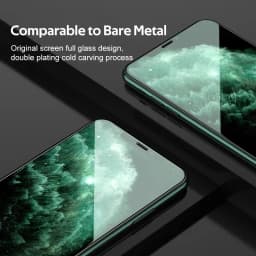 Thumbnail Kính cường lực TBTIC Bảo vệ màn hình cho iPhone 16 15 14 13 12 11 Plus Pro Max Mini SE 2020 X Xs Xr 8 7 6 6s Chống ánh sáng xanh Ánh sáng xanh Bảo hiểm toàn diện 4