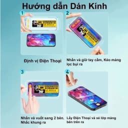 Thumbnail Kính Cường Lực Trong Suốt Full HD Có Khung Tự Dán Chính Hãng Cho IP 11-XR-12-13-14-15-16 4