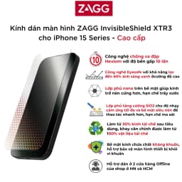 Thumbnail Kính cường lực ZAGG các loại: trong, nhám, chống nhìn trộm, bảo vệ mắt, XTR 3