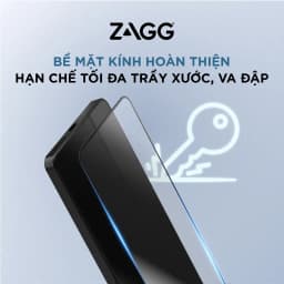 Thumbnail Kính dán màn hình trong suốt cho Xiaomi Redmi Note 13Pro 4G - ZAGG Plus Edge-Chống trầy xước, va đập 1