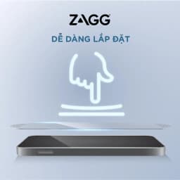 Thumbnail Kính dán màn hình trong suốt cho Xiaomi Redmi Note 13Pro 4G - ZAGG Plus Edge-Chống trầy xước, va đập 4