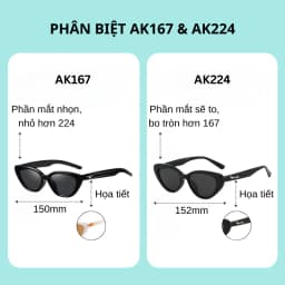 Thumbnail Kính Mát Mắt Mèo Phân Cực Trendy AORON Chống Tia Cực Tím Bảo Vệ Mắt Gọng Thời Trang Xu Hướng Nam Nữ 4
