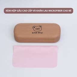 Thumbnail Kính Mát Phân Cực Mắt Tròn Dễ Thương Cho Bé Từ 3-8 Tuổi Gọng Silicon Mềm Màu Pastel Tròng Chống Tia UV An Toàn AK138 3
