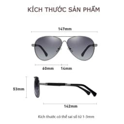 Thumbnail Kính Mát Thời Trang Nam AORON Mắt Đổi Màu Râm Mát Phân Cực Đi Ngày Và Đêm Chống Tia UV - AK049 2