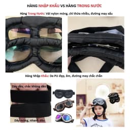 Thumbnail Kính phi công mũ phượt GRO HELMET giá rẻ dùng cho mũ bảo hiểm 1/2 và nón bảo hiểm 3/4 chống tia uv chắn gió đẹp,bền, xịn 2