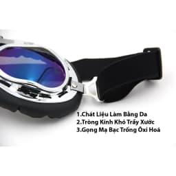 Thumbnail Kính phi công mũ phượt GRO HELMET giá rẻ dùng cho mũ bảo hiểm 1/2 và nón bảo hiểm 3/4 chống tia uv chắn gió đẹp,bền, xịn 4