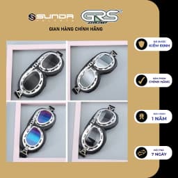 Thumbnail Kính phi công nhiều màu gắn mũ bảo hiểm nửa đầu SUNDA, GRS 2