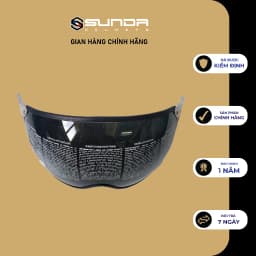 Thumbnail Kính râm thay thế cho mũ bảo hiểm nửa đầu SUNDA 180B 1