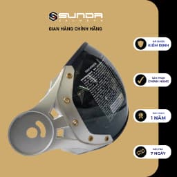 Thumbnail Kính râm thay thế cho mũ bảo hiểm nửa đầu SUNDA 180B 2