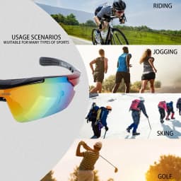 Thumbnail Kính Râm WEST BIKING Chống Sương Phân Cực Gọng Mypia UV400 Bảo Vệ Mắt Dùng Khi Chạy 4