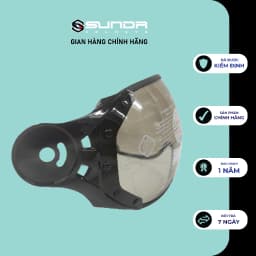 Thumbnail Kính rời mũ bảo hiểm nửa đầu Sunda - nhiều màu 2