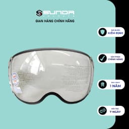 Thumbnail Kính rời mũ bảo hiểm nửa đầu Sunda - nhiều màu 3