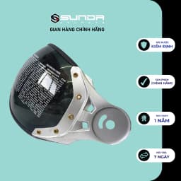 Thumbnail Kính rời mũ bảo hiểm nửa đầu Sunda - nhiều màu 4