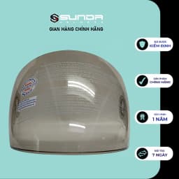 Thumbnail Kính thay thế nón bảo hiểm SUNDA 617 - kính màu trà 4