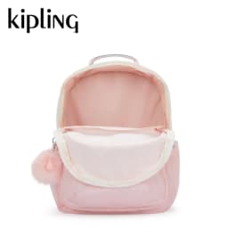 Thumbnail Kipling Balo Học Sinh Backpacks SEOUL LAP Blush Metallic HUKI7135BN 3
