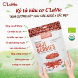 Thumbnail Kỷ tử hữu cơ C'LaVie gói lẻ 34g - không biến đổi gen nhập chính hãng 2