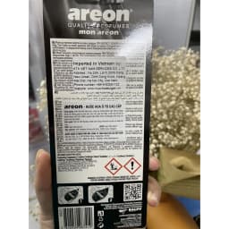 Thumbnail Lá thơm treo xe ô tô Areon Mon Vanilla Black 4