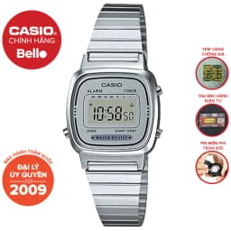 Thumbnail LA670WA Đồng hồ Casio nữ chính hãng dây kim loại bảo hành điện tử 1 năm Pin trọn đ 1