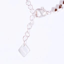 Thumbnail Lắc tay Julius Cao cấp Hàn Quốc JSB084 (màu Bạc) hạt giác cạnh lấp lánh 3