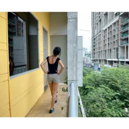Thumbnail làminapparel - CURVED V-NECK TOP 3
