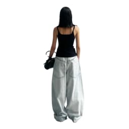 Thumbnail làminapparel - DIAGONAL STRING TIE CAMI TOP 3