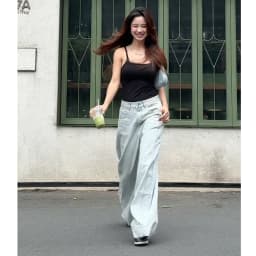 Thumbnail làminapparel - DIAGONAL STRING TIE CAMI TOP 4
