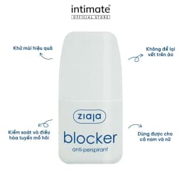 Thumbnail Lăn Nách Khử Mùi Kiểm Soát Mồ Hôi Blocker Anti-perspirant ZIAJA Giúp Dưỡng Ẩm, Thẩm Thấu Hoàn Toàn 60ml 2