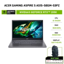 Thumbnail Laptop Gaming Acer Aspire 5 A515-58GM-53PZ – i5-13420H, RTX 2050, hiệu năng vượt trội cho game thủ 2
