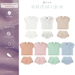 Thumbnail LE COON | Bộ Đồ Cổ Chữ V Cộc Tay | COOL | 6 - 36 tháng 1