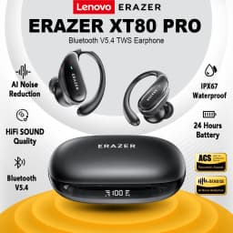 Thumbnail Lenovo ER XT80 Pro AI bị lỗi Tai nghe Bluetooth ANC khử tiếng ồn thông minh kết cấu tần số thấp Tai nghe không dây IPX5 tai nghe thể thao chống nước 1