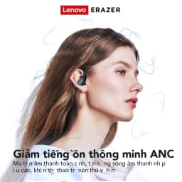 Thumbnail Lenovo ER XT80 Pro AI bị lỗi Tai nghe Bluetooth ANC khử tiếng ồn thông minh kết cấu tần số thấp Tai nghe không dây IPX5 tai nghe thể thao chống nước 3
