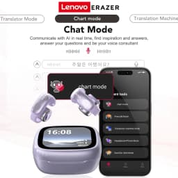 Thumbnail Lenovo ERAZER XF28 AI Dịch Tai Nghe Bluetooth V6.0 Màn Hình Cảm Ứng LCD Thiết Kế Kẹp Tai Nghe Không Dây tai nghe kẹp tai 2