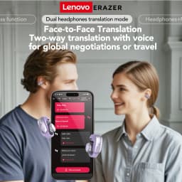 Thumbnail Lenovo ERAZER XF28 AI Dịch Tai Nghe Bluetooth V6.0 Màn Hình Cảm Ứng LCD Thiết Kế Kẹp Tai Nghe Không Dây tai nghe kẹp tai 4