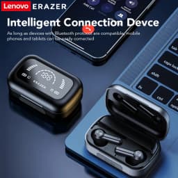Thumbnail Lenovo ERAZER XP11Tai nghe bluetooth không dây TWS  Nhét Tai Thiết kế gương Earphone Giảm Tiếng Ồn thanh nổi Hi-Fi Chờ Dài 1200mAh 3