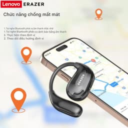 Thumbnail Lenovo ERAZER XT66 PRO Al Tai nghe không dây dịch thời gian thực thông minh Bluetooth 5.4 SLEEP ASMR có màn hình cảm ứng LED Tai nghe kinh doanh có Mic chống nước IPX5 4