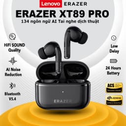 Thumbnail Lenovo ERAZER XT89 PRO Tai nghe Bluetooth AI Dịch thuật hai chiều trong 134 ngôn ngữ tai nghe không dây Trả lời thông minh AI Tai nghe chế độ chơi game thấp trễ 1