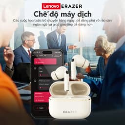 Thumbnail Lenovo ERAZER XT89 PRO Tai nghe Bluetooth AI Dịch thuật hai chiều trong 134 ngôn ngữ tai nghe không dây Trả lời thông minh AI Tai nghe chế độ chơi game thấp trễ 3