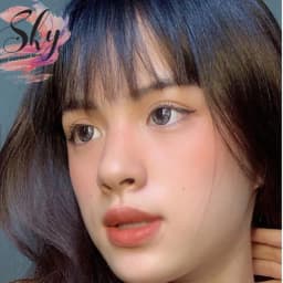 Thumbnail Lens mắt mèo- Lens xám vân đá -Kính áp tròng Sky Lens -Shimmer Gray 0-6 Độ-Made in Korea Chính Hãng Dia14.50 3