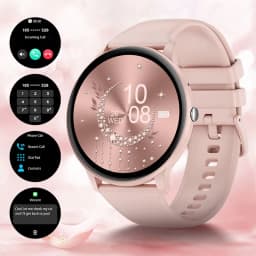 Thumbnail Lige Đồng hồ thông minh chính hãng dành cho nữ Cuộc gọi Bluetooth 1.39inch IP68 Giấy dán tường tùy chỉnh nhịp tim chống nước 1