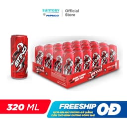 Thumbnail [Live] ùng Nước Tăng Lực Sting Dâu (320ml/lon) 1