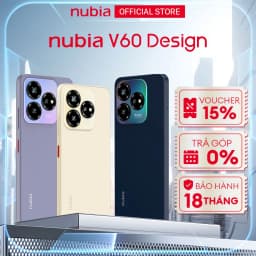 Thumbnail [Livestream mã giảm 20%] Điện Thoại Nubia V60 Design | 16(6+10)GB/256GB | 6.6'' HD+ | Octa Core 1.6GHZ | 5000mAh 22.5W 1