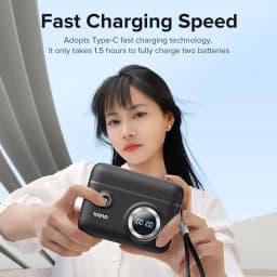 Thumbnail Llano Bộ Sạc Pin Máy Ảnh Kỹ Thuật Số Với Khe Cắm Thẻ sd Cho fuji np-w126s 3
