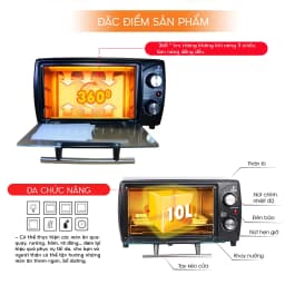 Thumbnail Lò nướng điện 10L COMET - CM6510 2