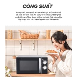 Thumbnail Lò Vi Sóng Cơ Sharp R-31A2VN-S 23L, [ Công Suất 900W, 6 Mức Công Suất,Hẹn Giờ 30'] 1