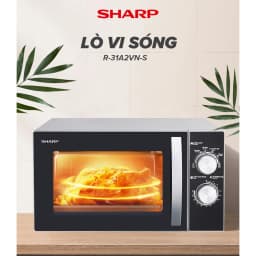 Thumbnail Lò Vi Sóng Cơ Sharp R-31A2VN-S 23L, [ Công Suất 900W, 6 Mức Công Suất,Hẹn Giờ 30'] 3
