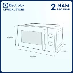 Thumbnail Lò vi sóng để bàn tích hợp nướng đối lưu Electrolux 23L UltimateTaste 300-EMG23K22B 4