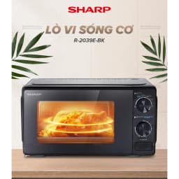 Thumbnail Lò vi sóng dòng Cơ Sharp R-2039E-BK - Dung tích 20L, công suất 700W 1